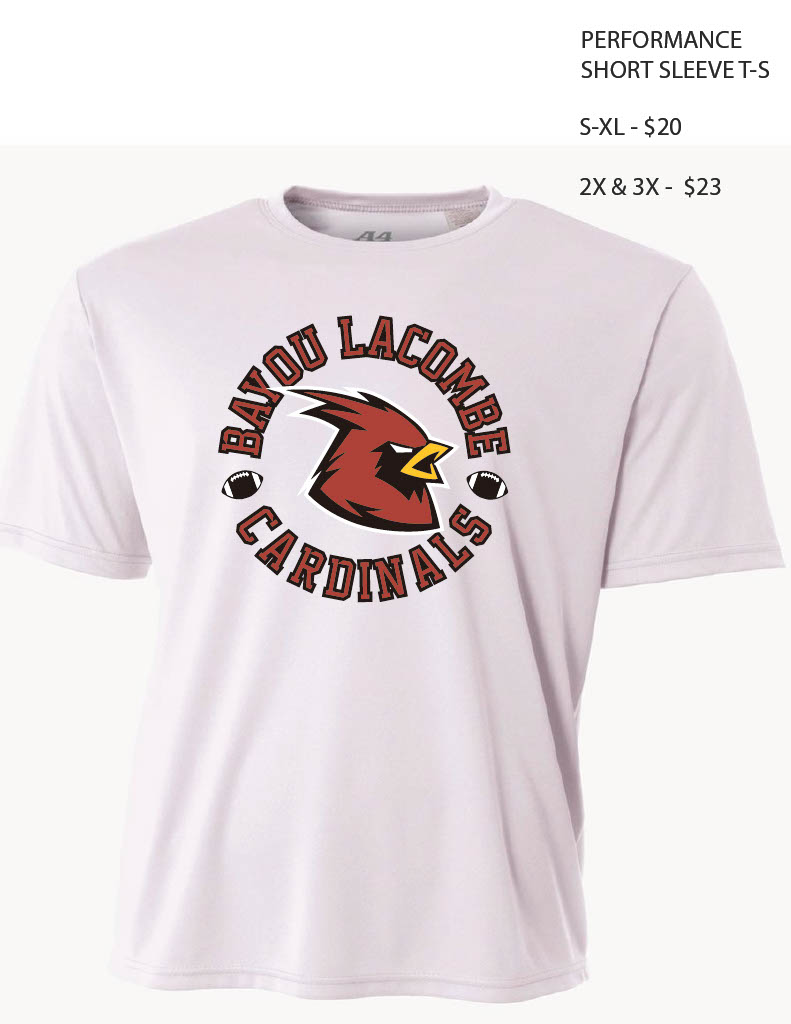 Performance Short Sleeve in White with Circle Logo